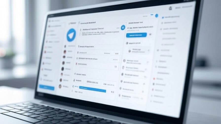 Telegram 电脑客户端界面截图
